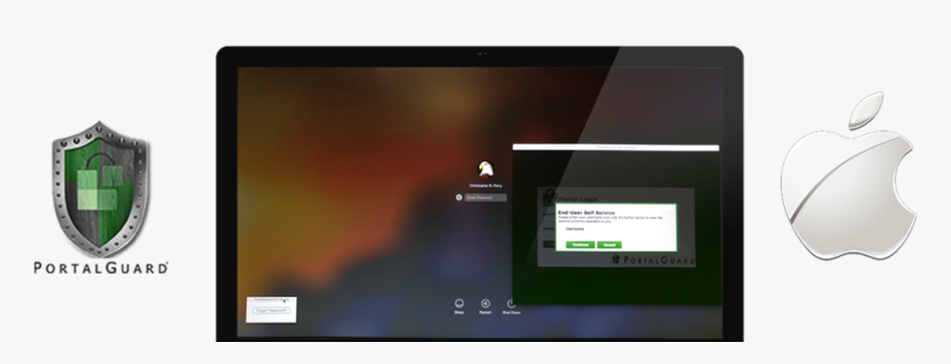 Portalguard Desktop For Macintosh - Apple, HD Png Download