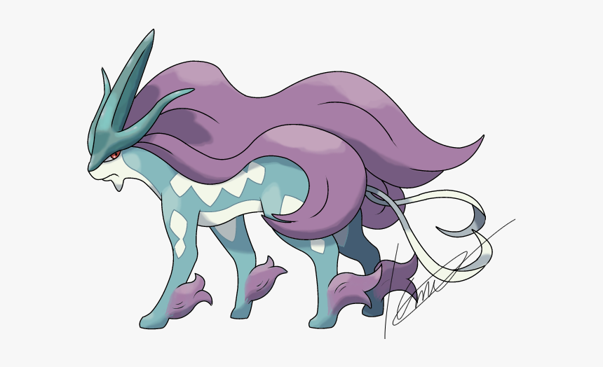 Pokemon Mega Suicune, HD Png Download
