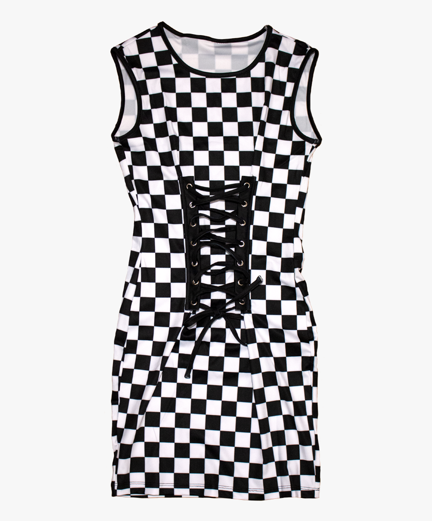Transparent Corset Png - Black And White Checkered Blazer, Png Download
