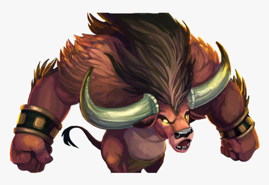 Skeleton Minotaur Icon No Background , Png Download - Minotaur Transparent Background, Png Download
