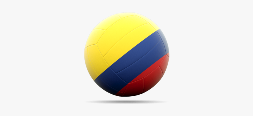 Download Flag Icon Of Colombia At Png Format - Volleyball, Transparent Png