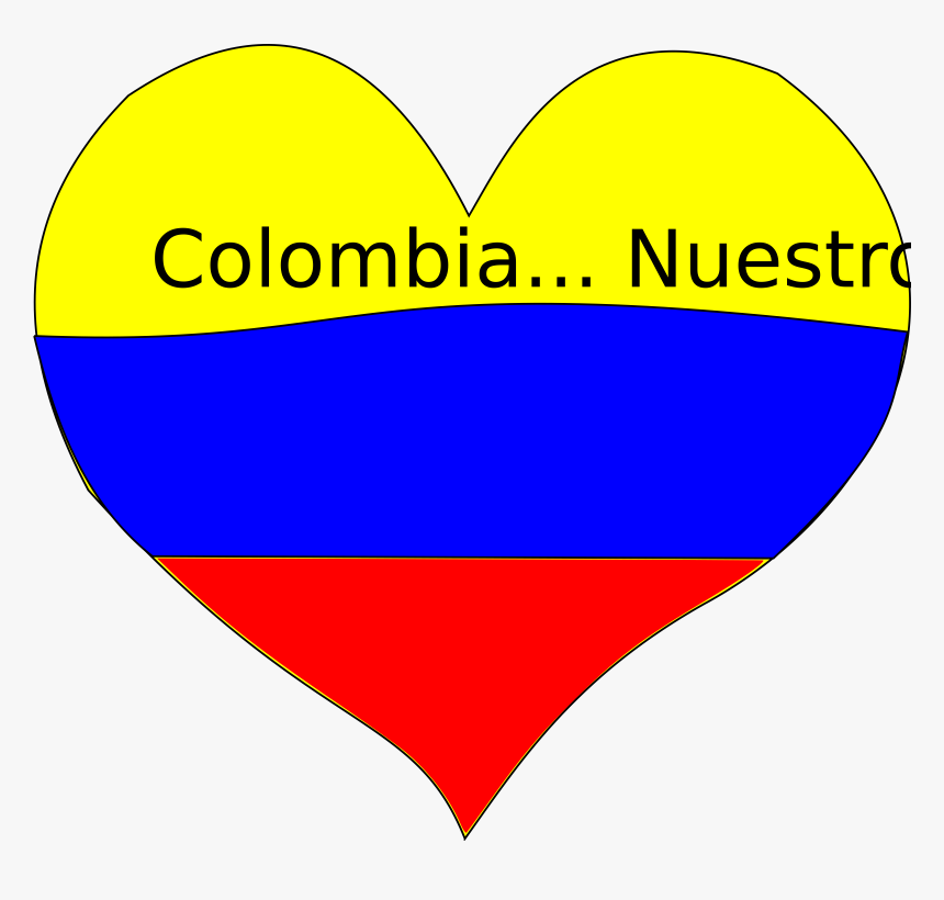 Corazon Colombiano Clip Arts - Imagen De Corazon Colombiano, HD Png Download