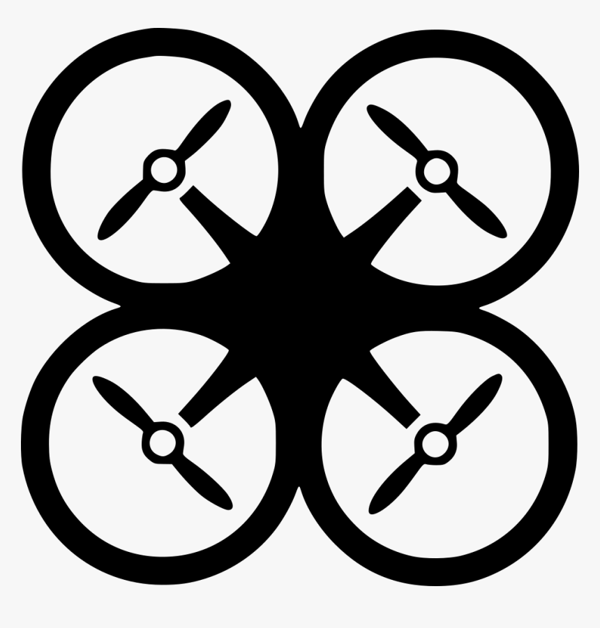 Transparent Quadcopter Clipart - Drone Vue De Haut, HD Png Download