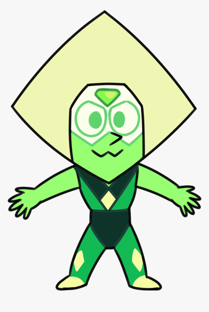 Motoko Kusanagi Green Yellow Leaf Clip Art Fictional - De Peridot De Steven Universe, HD Png Download