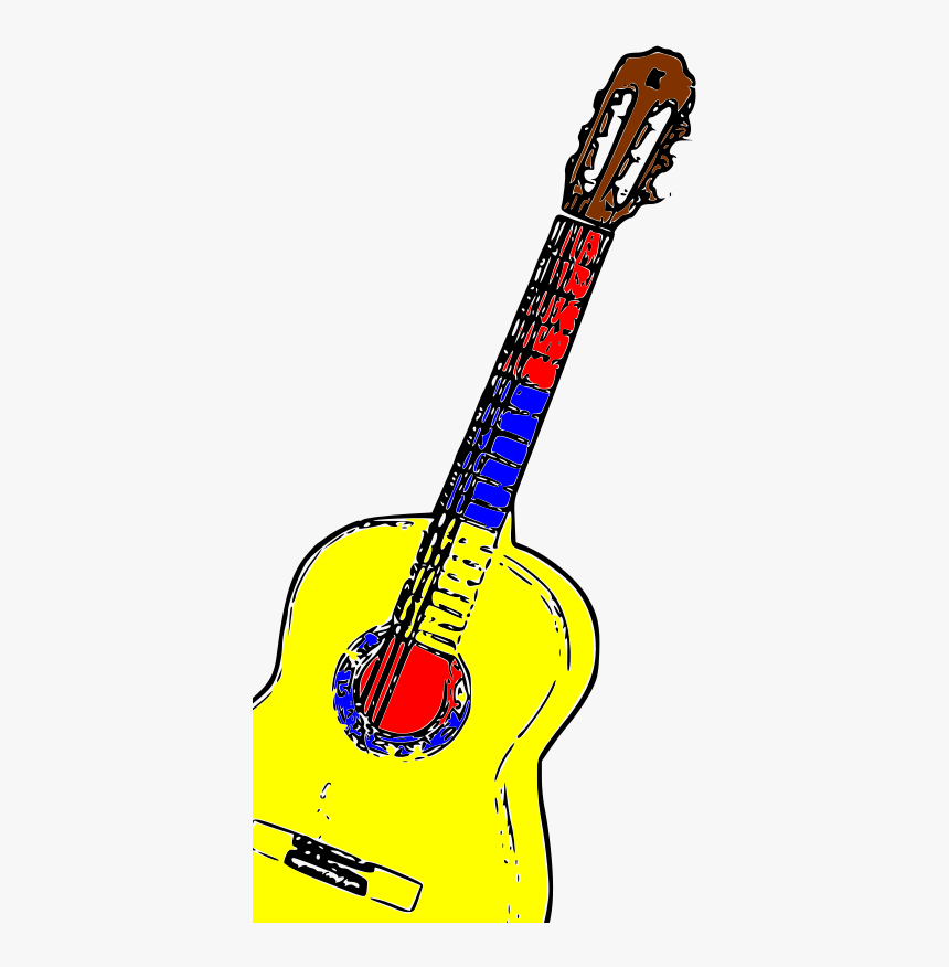 Free Vector Guitarra Colombia - Guitarra Png, Transparent Png