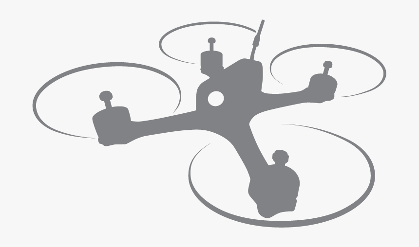 Huge Freebie Download - Race Drone Black And White, HD Png Download