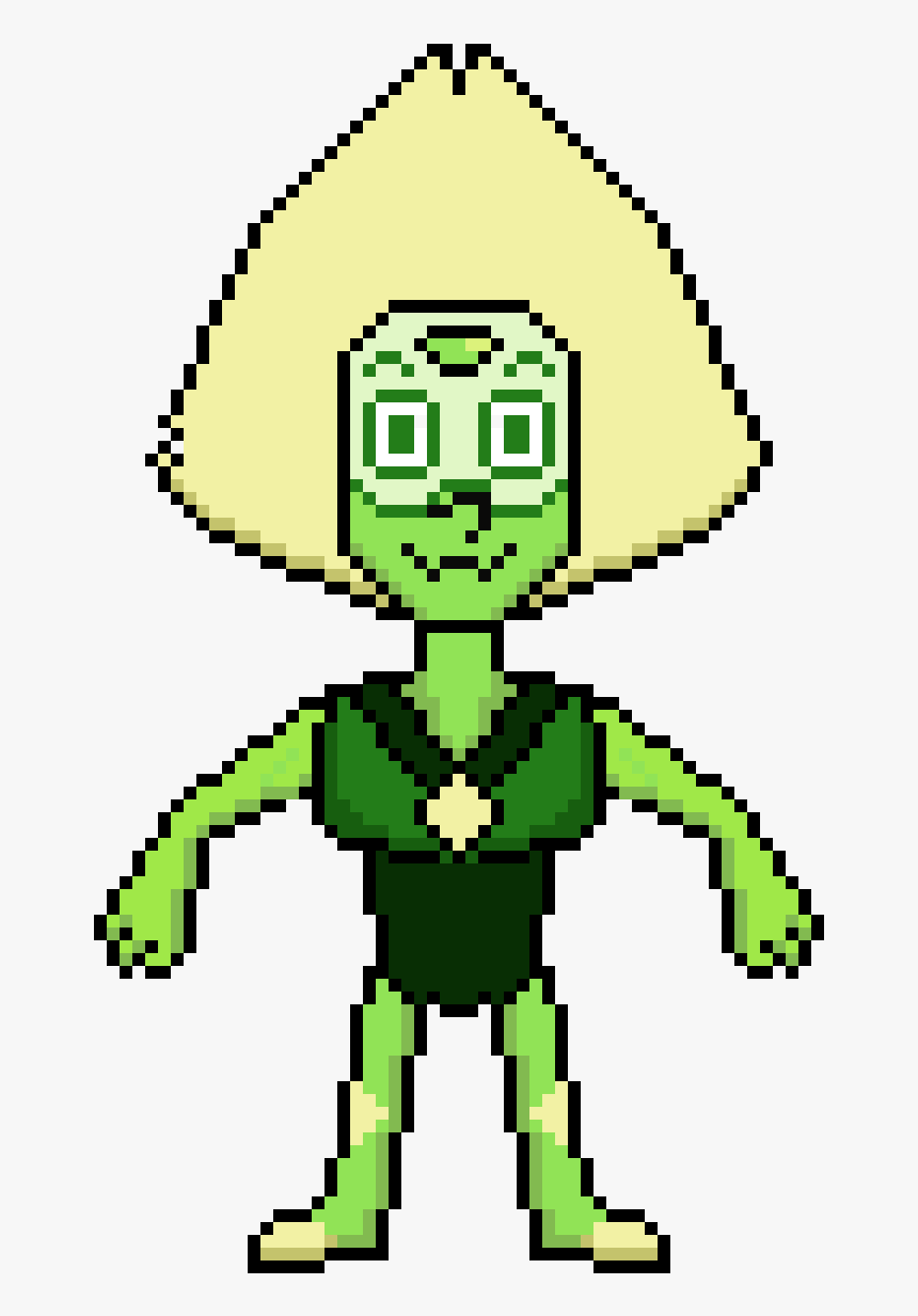 Peridot Pixel Art, HD Png Download