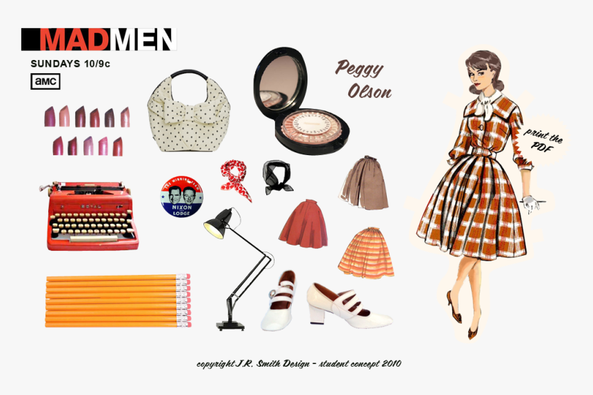 Mad Men Paper Dolls, HD Png Download