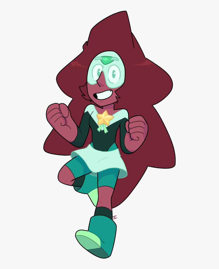 Stevonnie Red Pink Green Fictional Character Cartoon - Steven Universe Connie And Pearl Fusion, HD Png Download