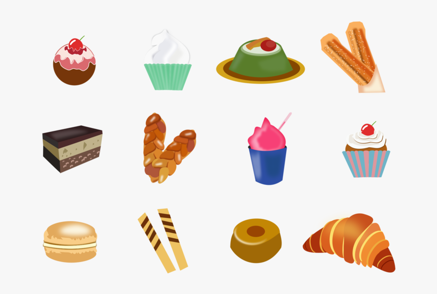 Churro Computer Icons Dessert Food Confectionery - Dessert Clipart, HD Png Download