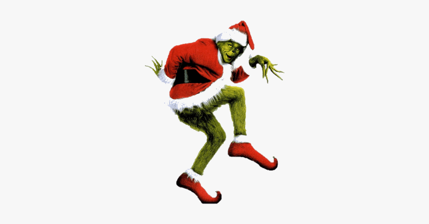 Grinch Blank Santa Face Clip Art Christmas Transparent - Grinch Stole Christmas Png, Png Download