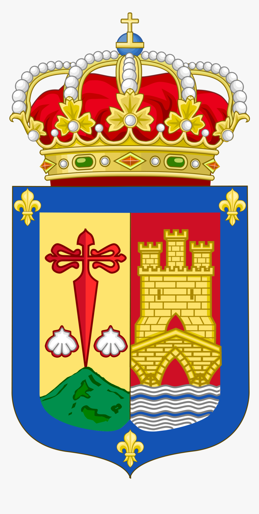 Coat Of Arms La Rioja Wikipedia - Coat Of Arms Water, HD Png Download