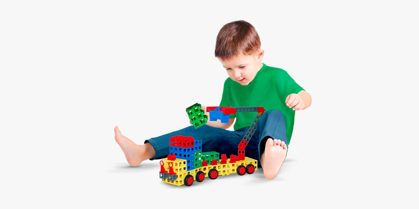 Boy Playing Legos Png - Lego Playing Png, Transparent Png