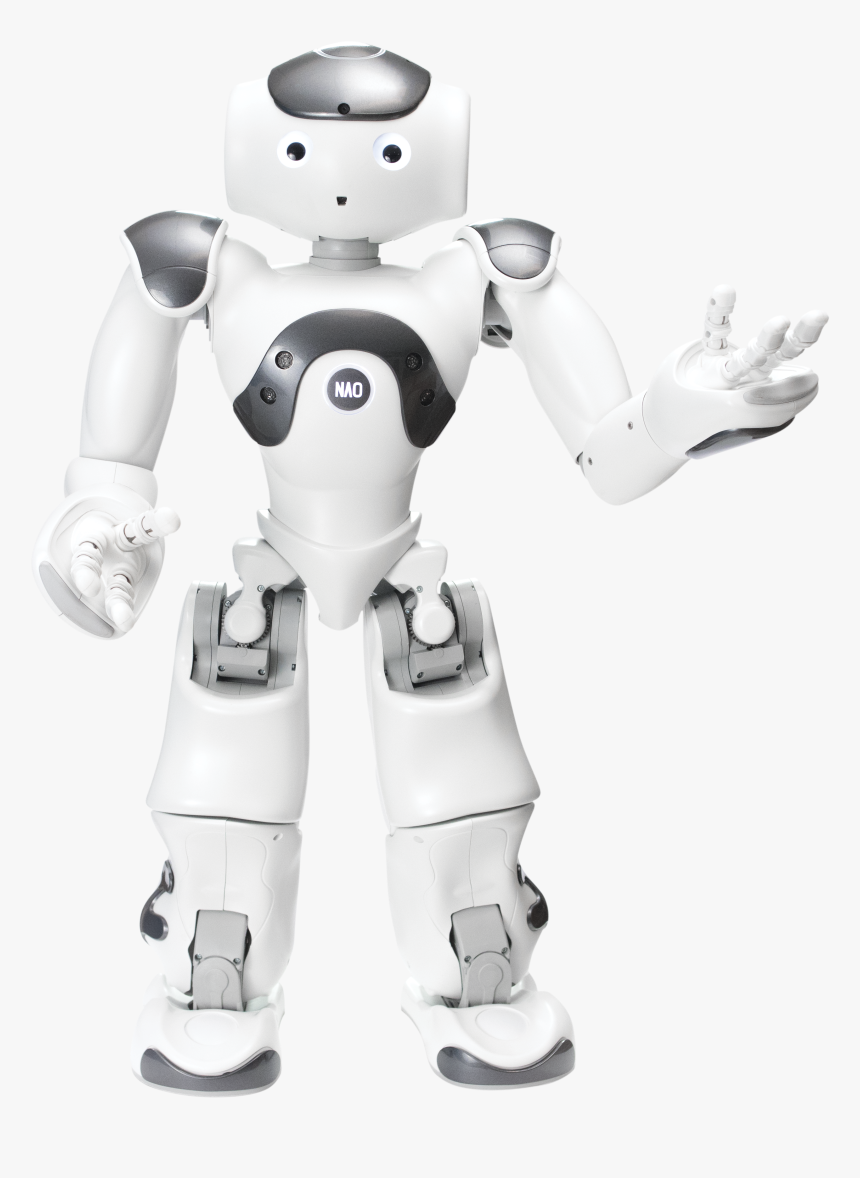 Robot Human Interaction - Nao Robot Black Background, HD Png Download