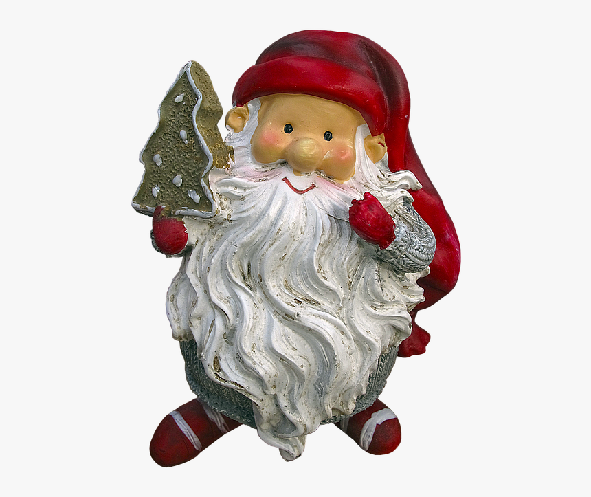 Imp Christmas Elves Santa Claus Ceramic Figure - Santa Claus, HD Png Download