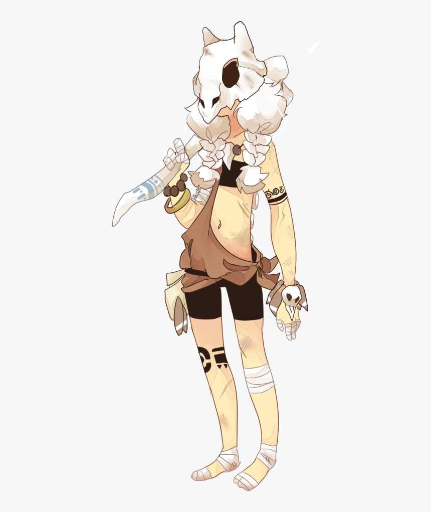 Transparent Marowak Png - Pokemon Gijinka Cubone, Png Download