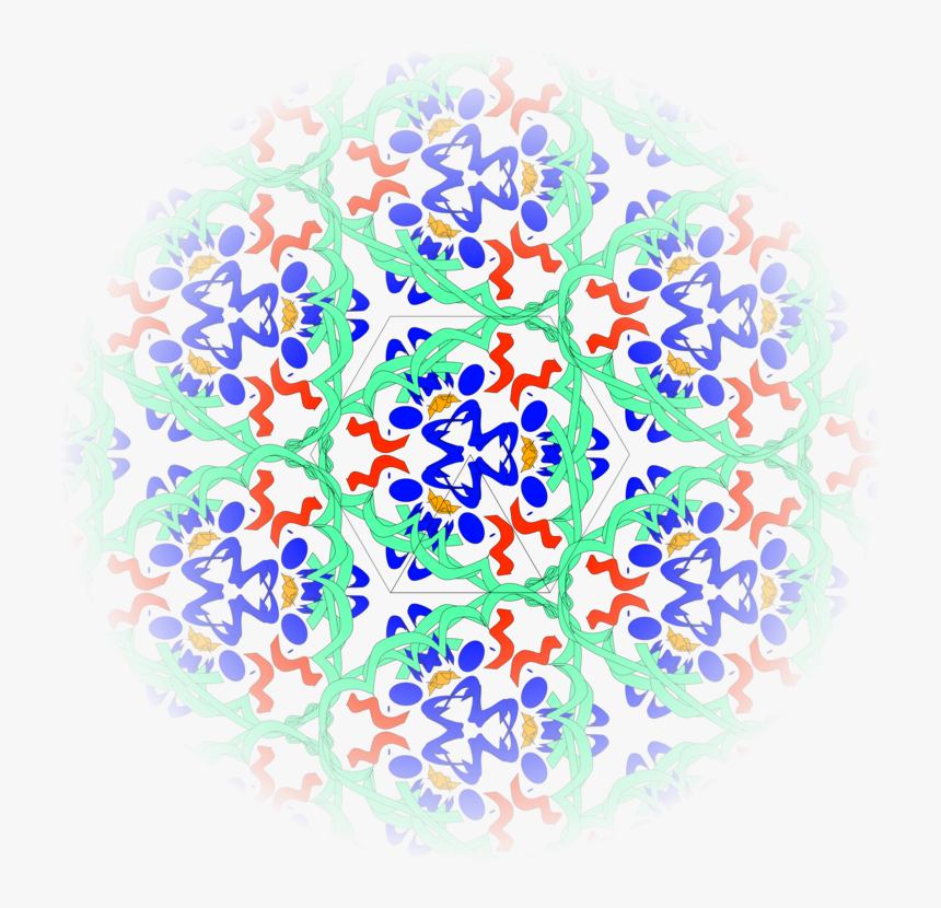 Art,symmetry,area - Circle, HD Png Download
