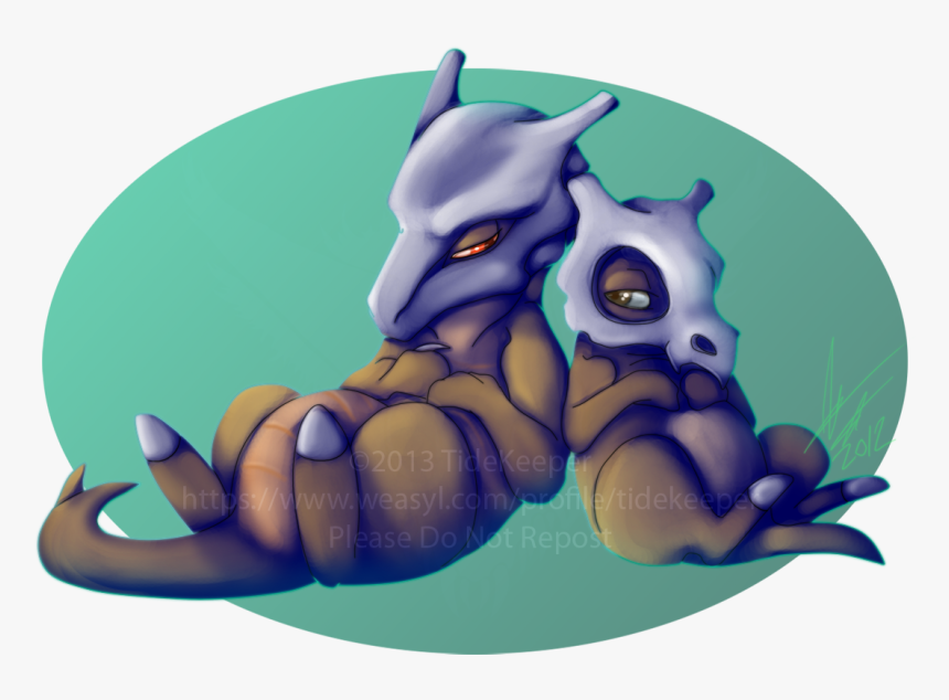 Cubone And Marowak - Cubone And Marowat Fanart, HD Png Download