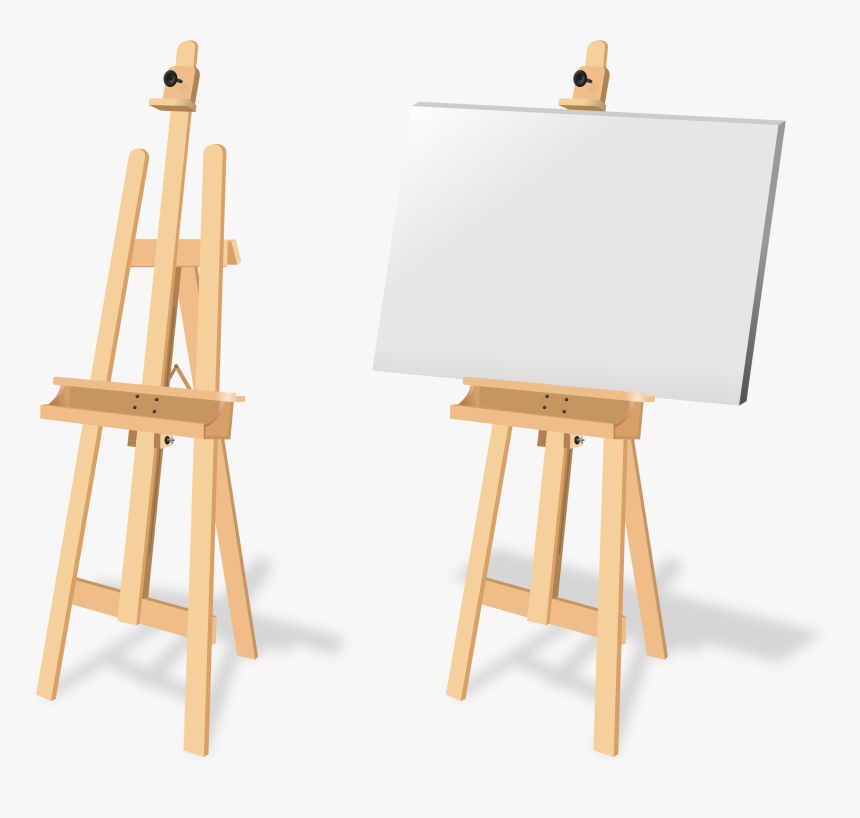 Tripode De Pintura - Transparent Background Art Canvas Png, Png Download