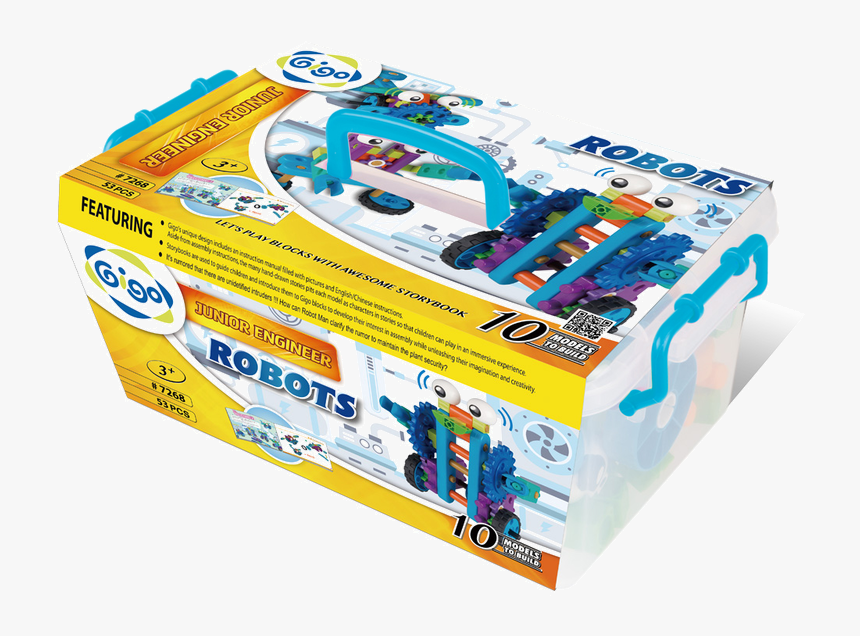 7268 B - Gigo Junior Engineer Robots, HD Png Download