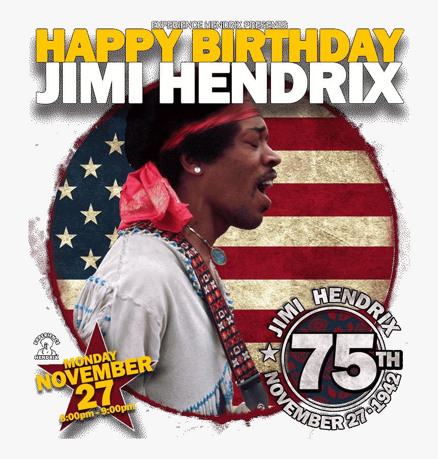 Jimi Hendrix, HD Png Download