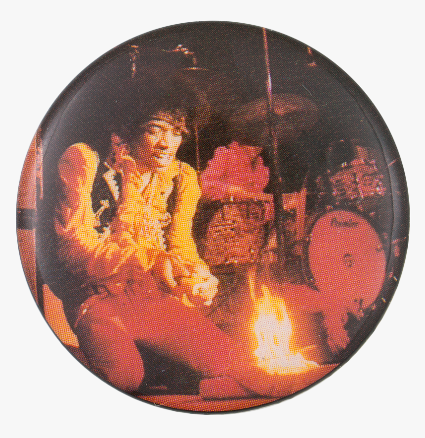 Jimi Hendrix Monterey Pop Music Button Museum - Jim Marshall Jimi Hendrix, HD Png Download