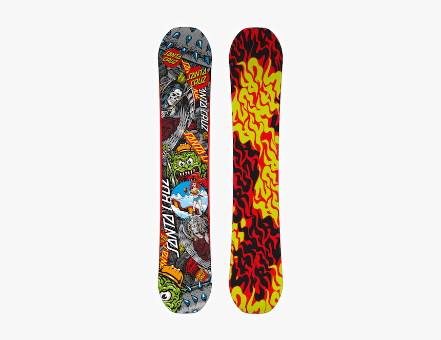 Gremlin Collage Snowboard - Santa Cruz, HD Png Download