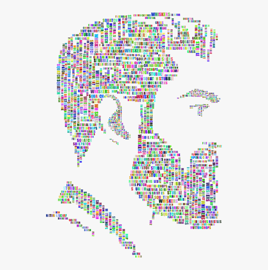 Beard Euphemisms Prismatic - Beard, HD Png Download