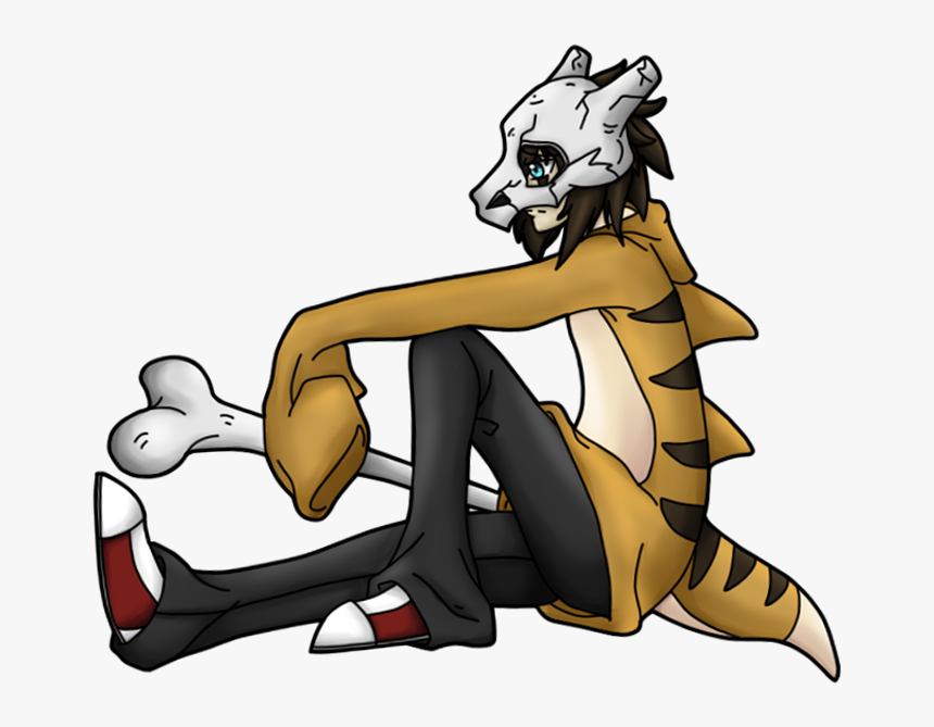 The Lonely Cubone - Cartoon, HD Png Download