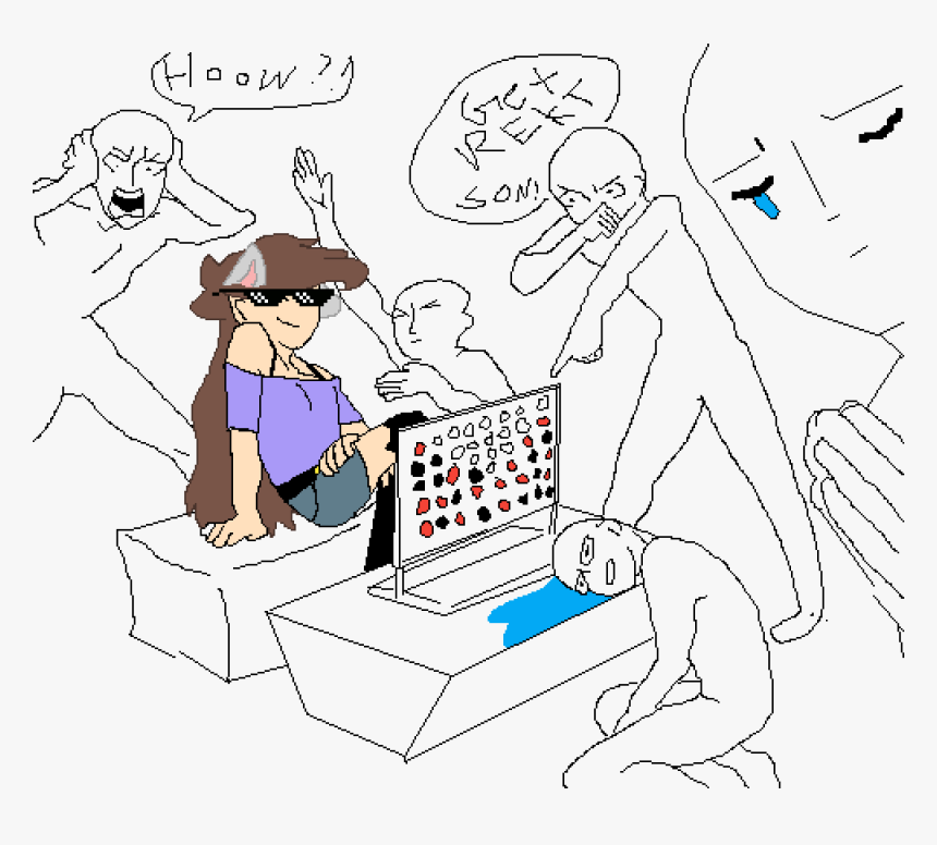 Game Night Drawing, HD Png Download