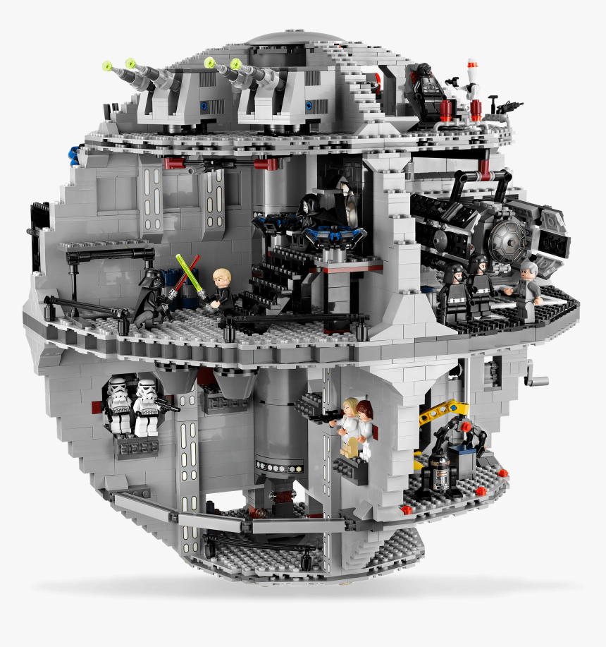 Lego 10188 Vs 75159, HD Png Download