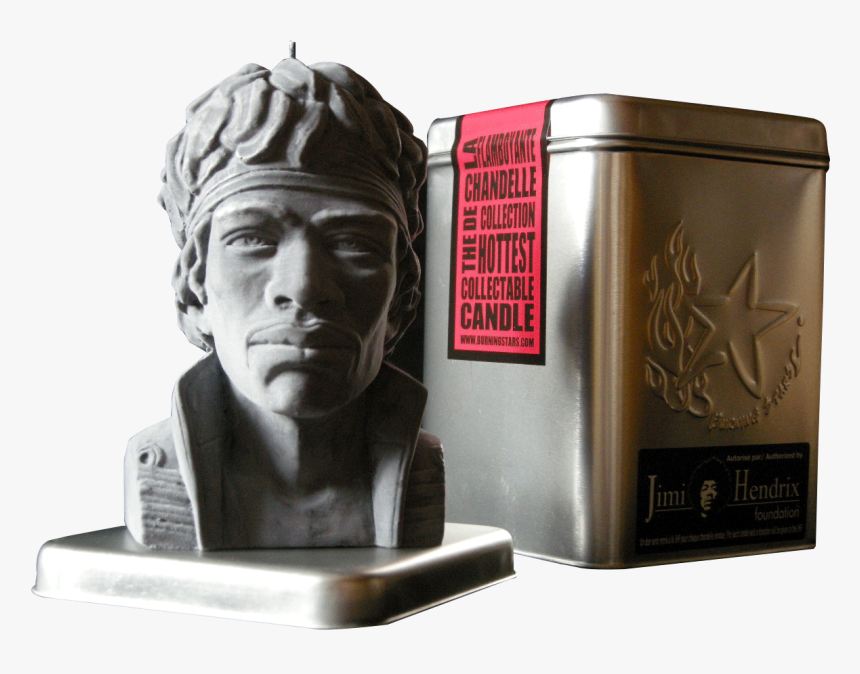 Yah-man - Jimi Hendrix Candle, HD Png Download