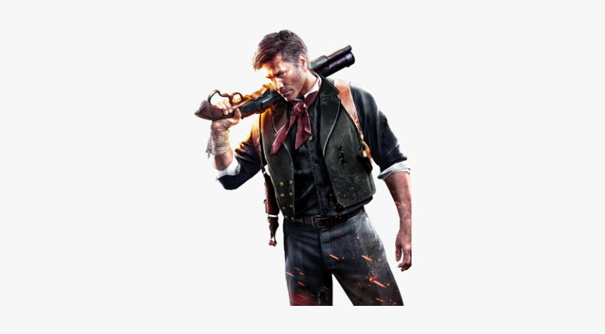 Booker-dewitt - Bioshock Infinite Booker Dewitt, HD Png Download