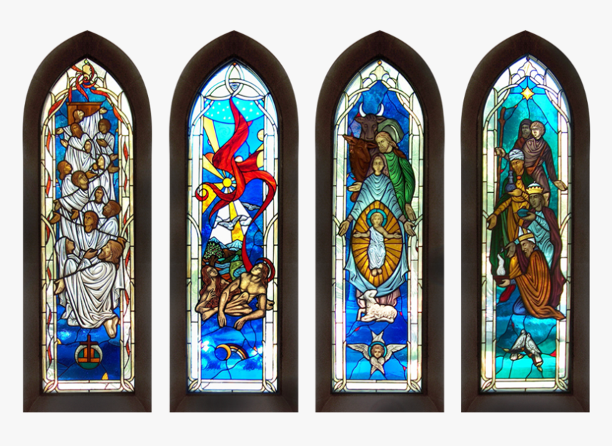 Transparent Arches Png - Stained Glass, Png Download