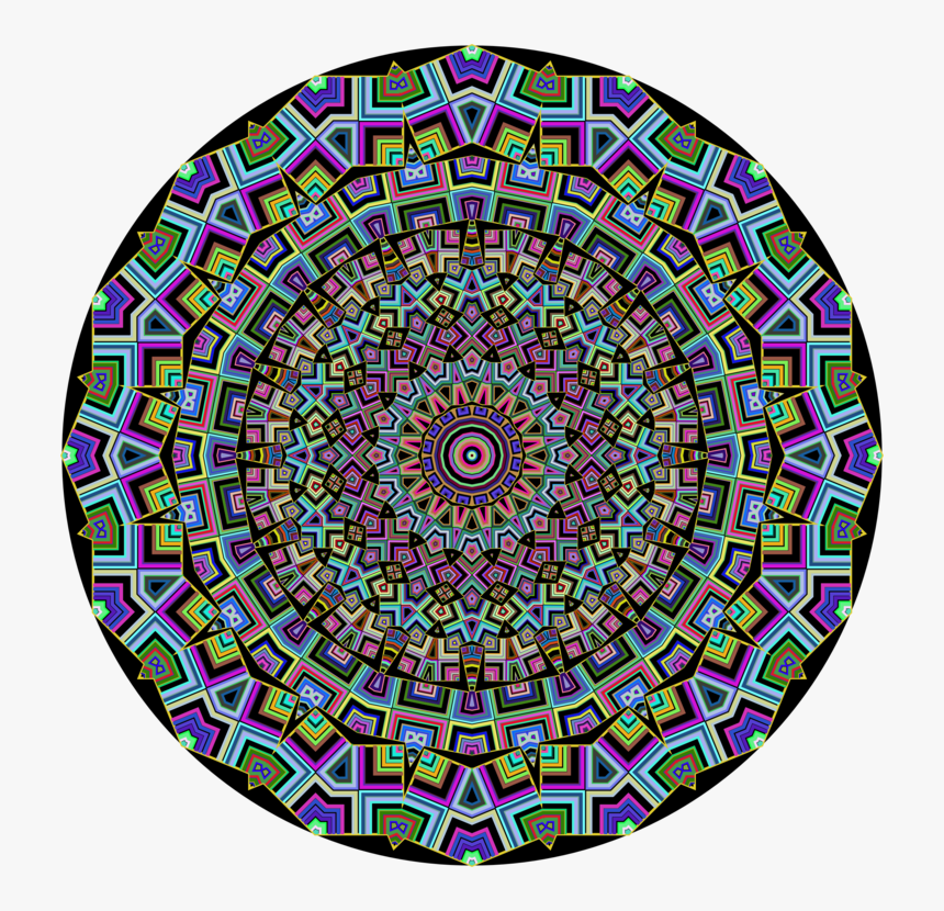 Mandala Art Kaleidoscope Computer - Phenakistoscope Gear, HD Png Download