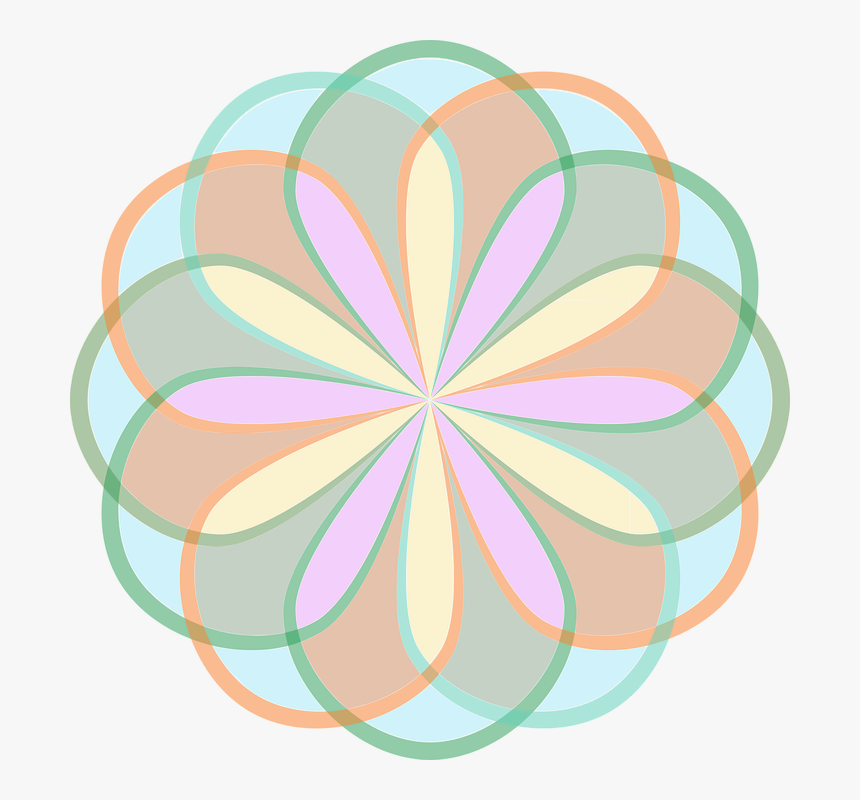 Flower, Stained Glass Window, Symmetry, Model - Symmetry, HD Png Download