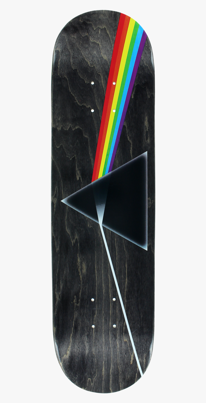 Habitat/pink Floyd Dark Side Of The Moon Skateboard - Dark Side Of The Moon, HD Png Download