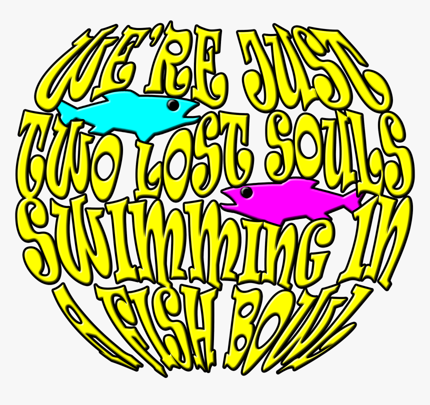 We Re Just Two Lost Souls Swimming, HD Png Download