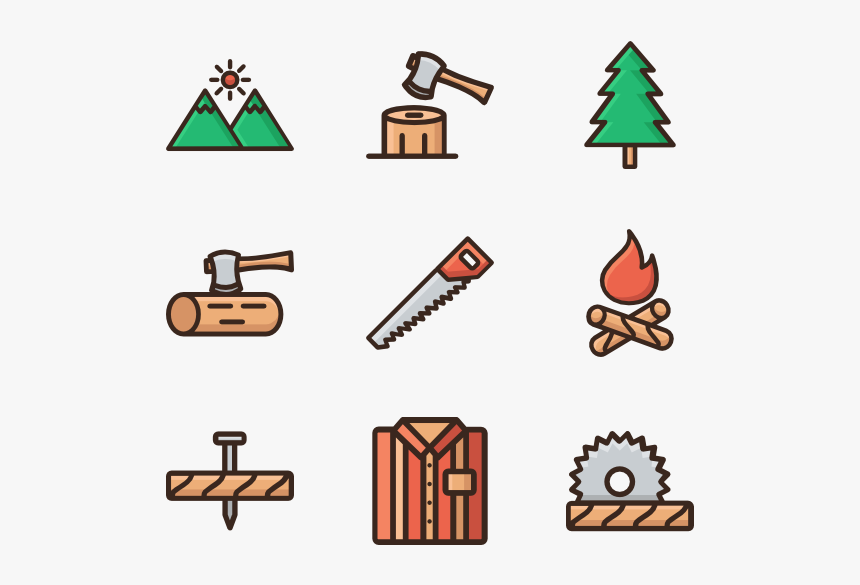 Lumberjack Icon Png, Transparent Png