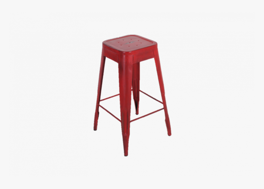 Tolix Bar Stool Wooden Seat, HD Png Download