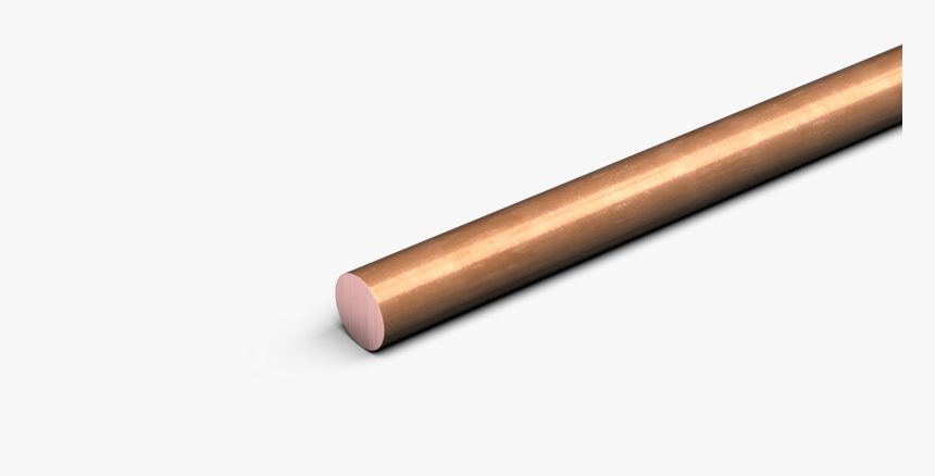 Copper Round Bar - Cylinder, HD Png Download