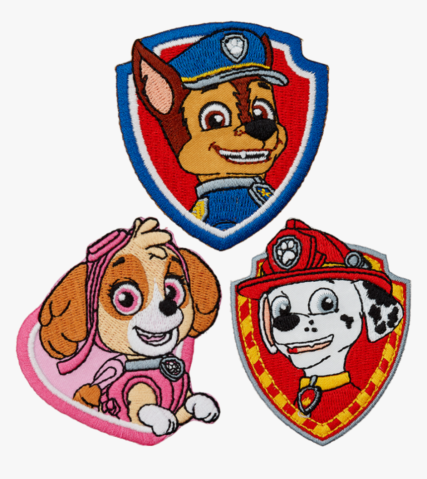 Assortment Paw Patrol - Paw Patrol Patch Iron, HD Png Download