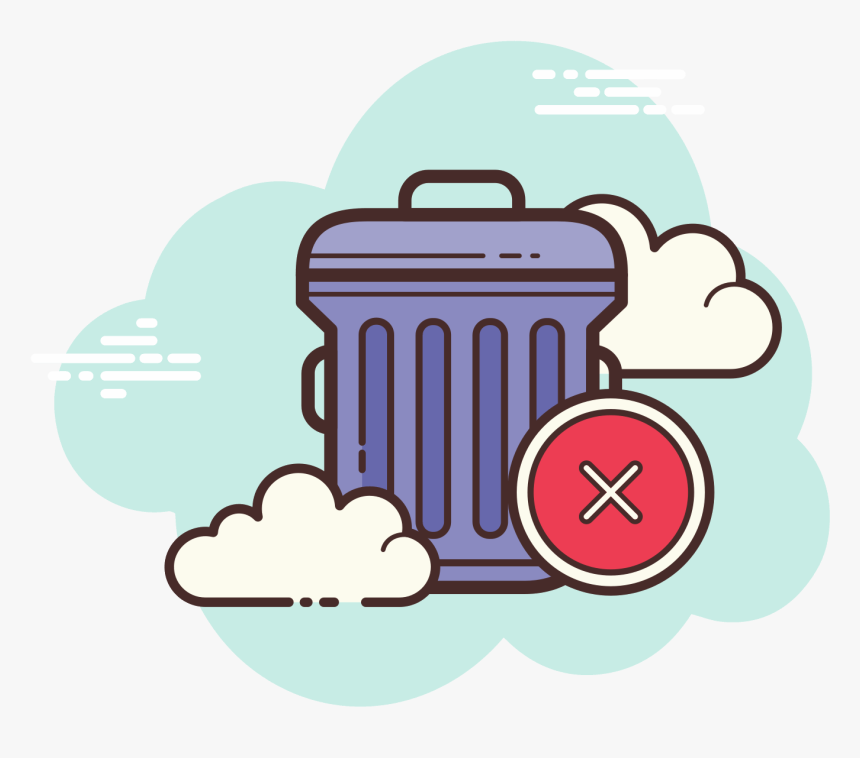 Delete Trash Icon - Online Shop Icon Png, Transparent Png