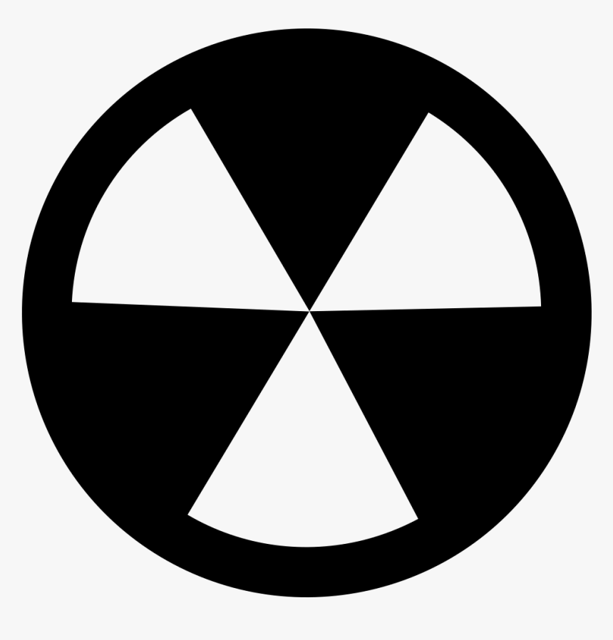 Radioactive Symbol - Hulk Logo Black And White, HD Png Download