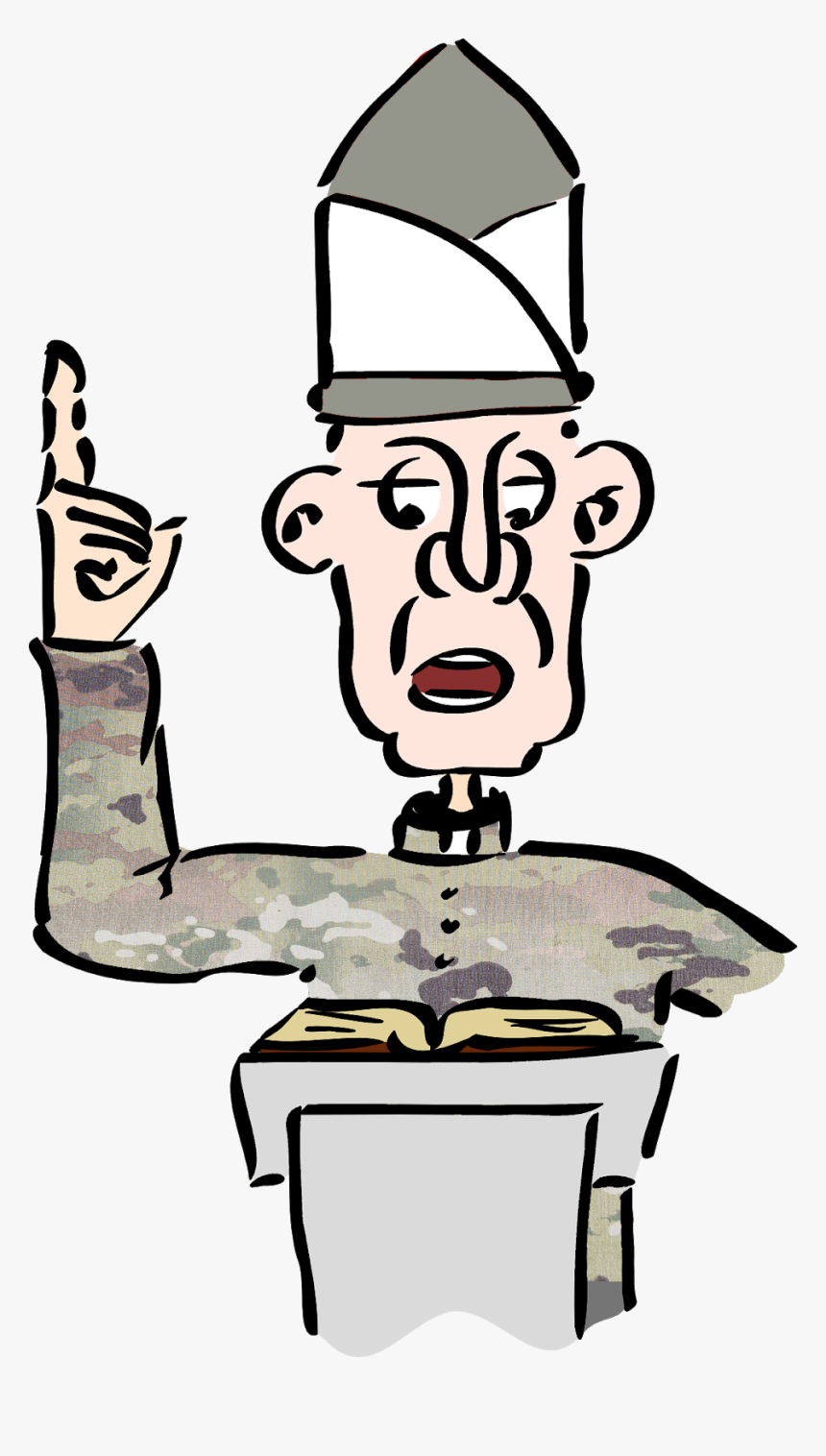 Re-enlist To Be A Reverend - Free Clipart Medieval Priest, HD Png Download