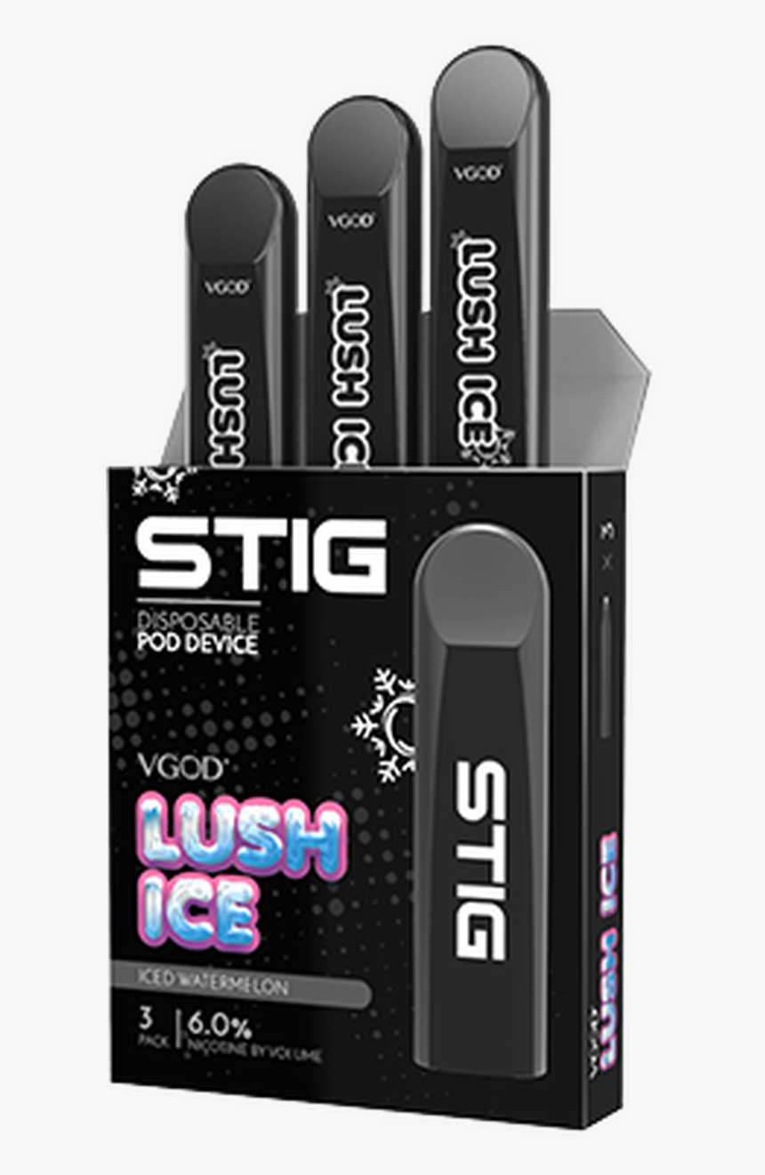 Ultra Portable And Disposable Vape Device Lush Ice - Stig Vape Lush Ice, HD Png Download