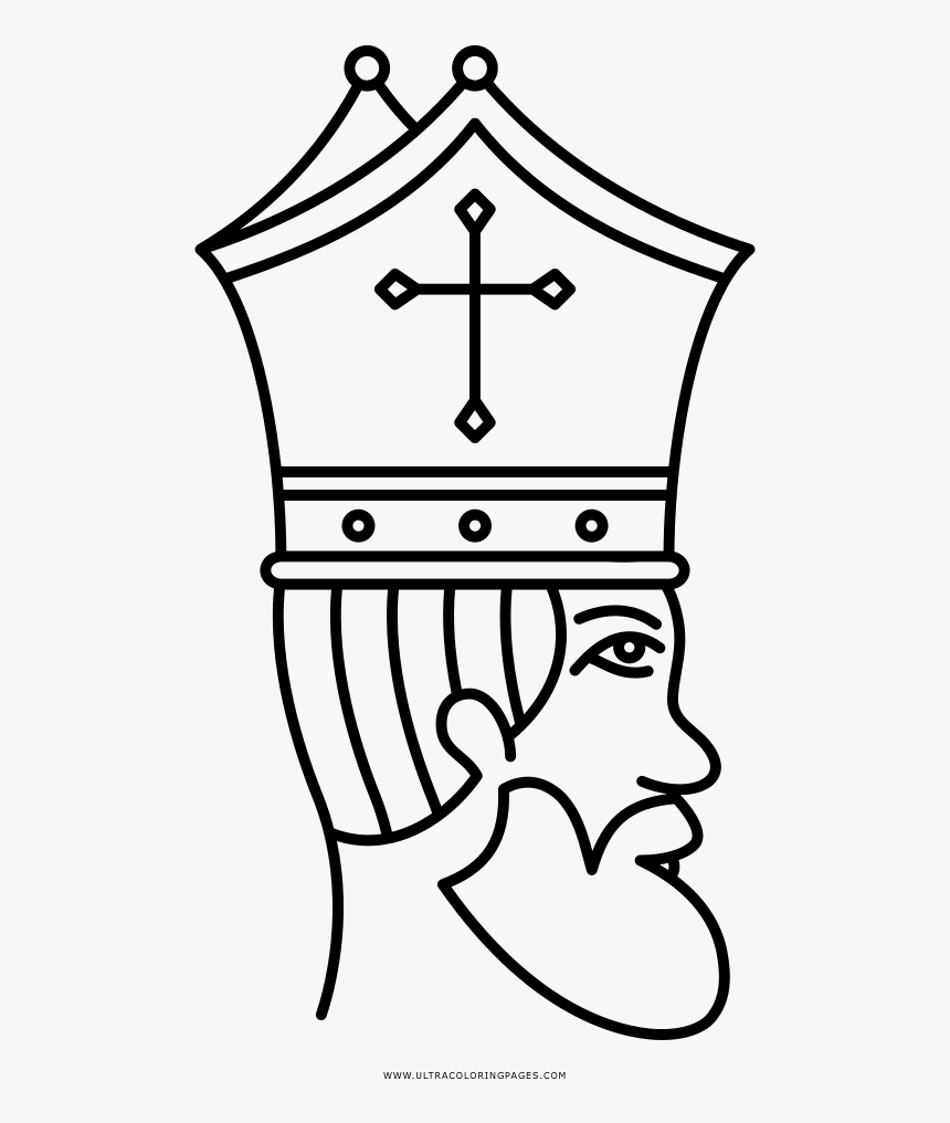 Priest Coloring Page , Transparent Cartoons, HD Png Download