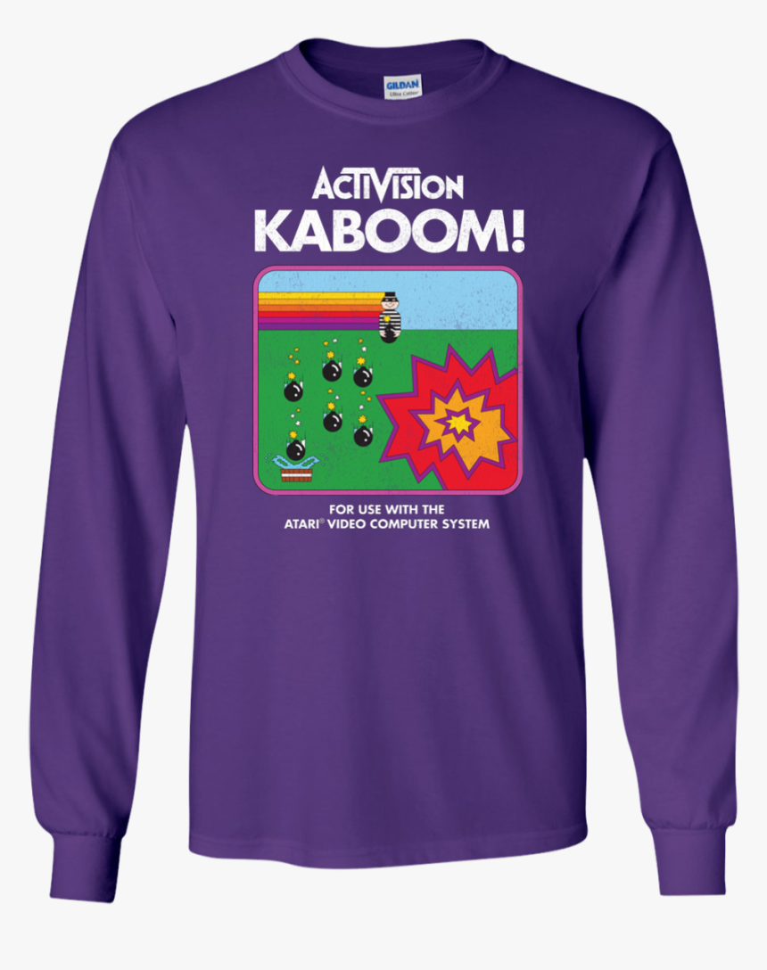 Activision Kaboom Atari 2600 Retro Game Cartridge Long, HD Png Download