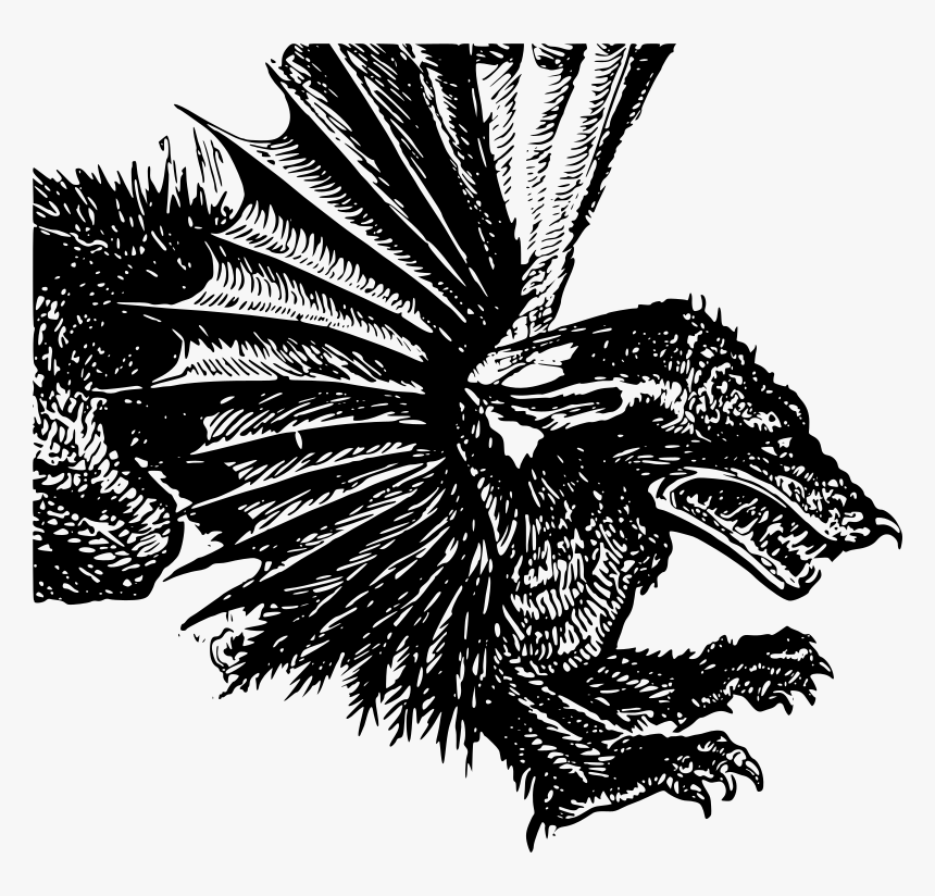 Angry Dragon Head, HD Png Download