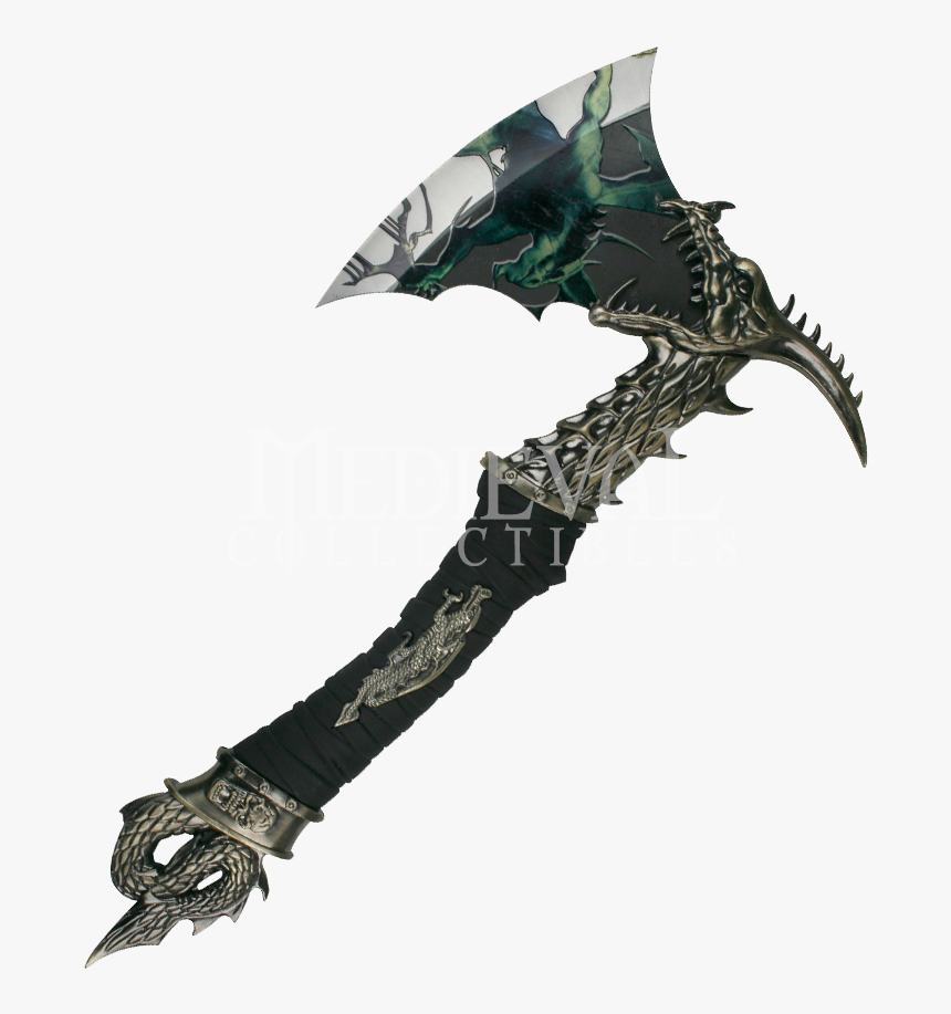 Drawn Katana Dragon Head, HD Png Download